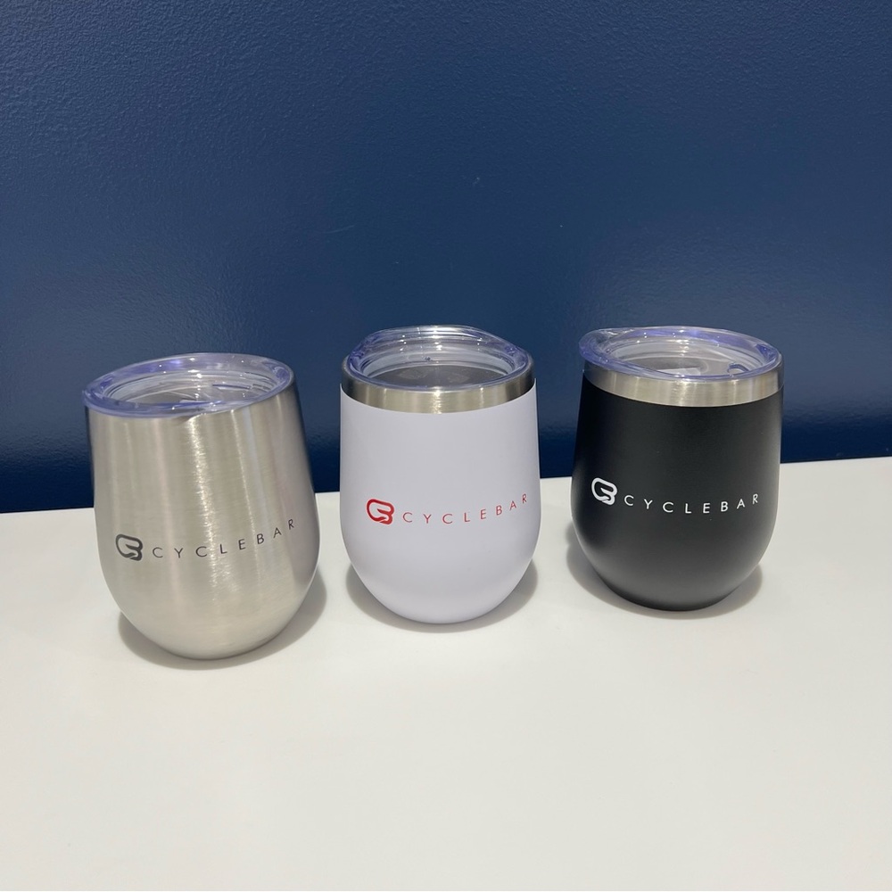 CycleBar Wine Tumblers - 3 colors!
